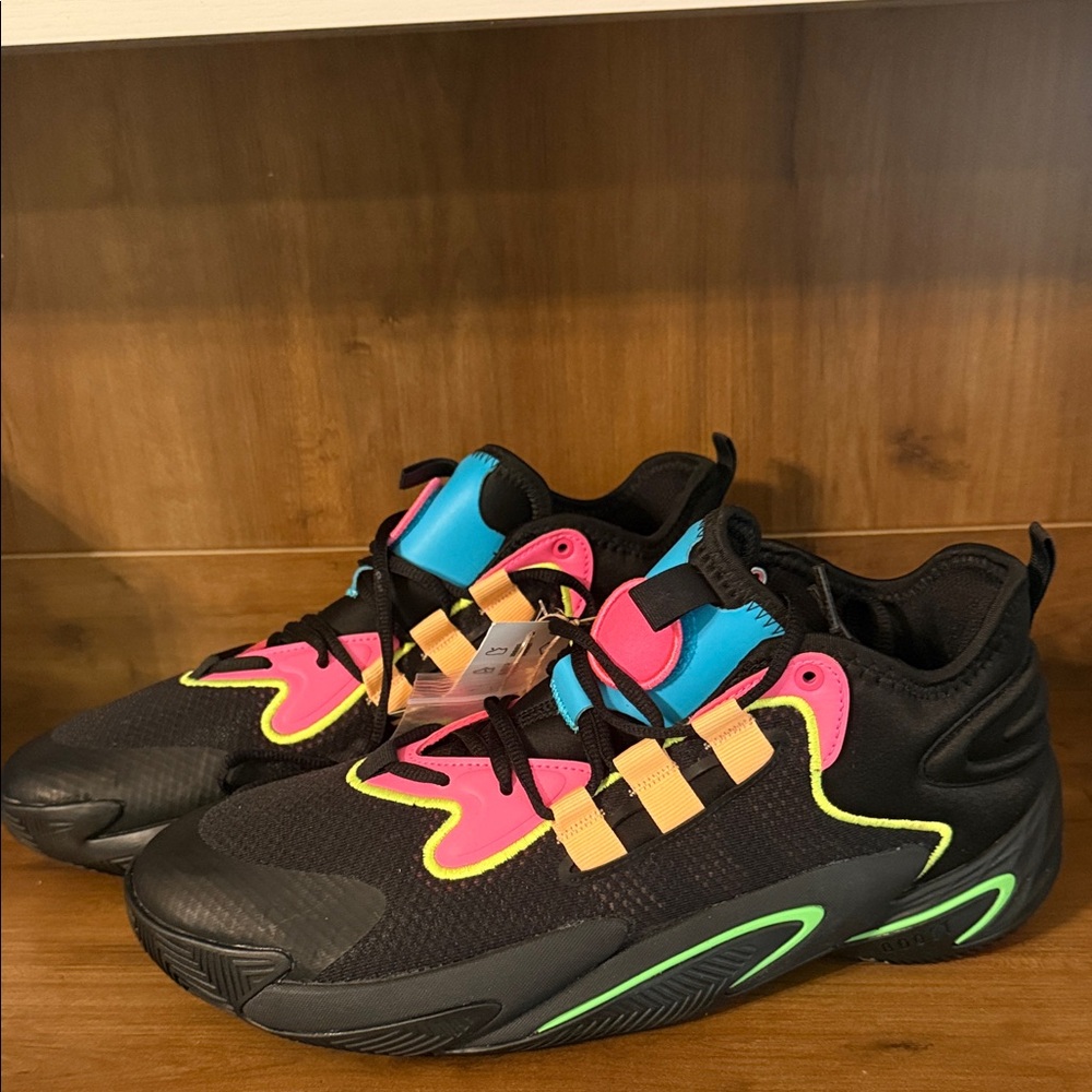 Adidas BYW Select Men's Shoes Core Black-Acid Orange-Lucid Pink